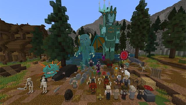 Screenshot of the Minecraft Bedrock Marketplace product The Crypt II created by Netherpixel.