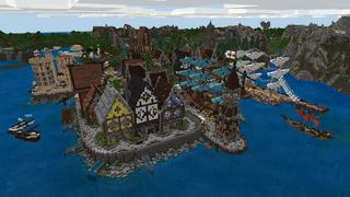 Screenshot of the Minecraft Bedrock Marketplace product The Curse of Captain Ender created by Netherpixel.