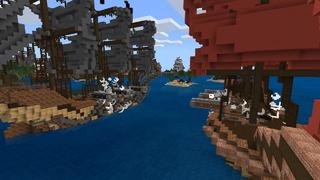 Screenshot of the Minecraft Bedrock Marketplace product The Curse of Captain Ender created by Netherpixel.