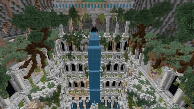 Screenshot of the Minecraft Bedrock Marketplace product The Lost Kingdom of Mushrooms created by Netherpixel.