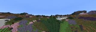 Panorama of the Minecraft Bedrock Marketplace product The Villa of Your Dreams created by Netherpixel.