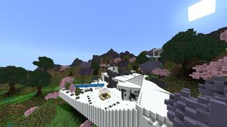 Screenshot of the Minecraft Bedrock Marketplace product The Villa of Your Dreams created by Netherpixel.