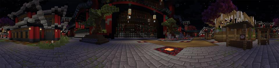 Panorama of the Minecraft Bedrock Marketplace product Turret Defence Infinite created by Netherpixel.