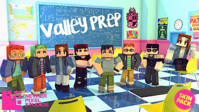 Thumbnail of the Minecraft Bedrock Marketplace product Valley Prep created by Netherpixel.