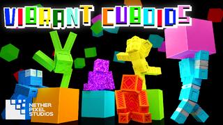 Thumbnail of the Minecraft Bedrock Marketplace product Vibrant Cuboids created by Netherpixel.