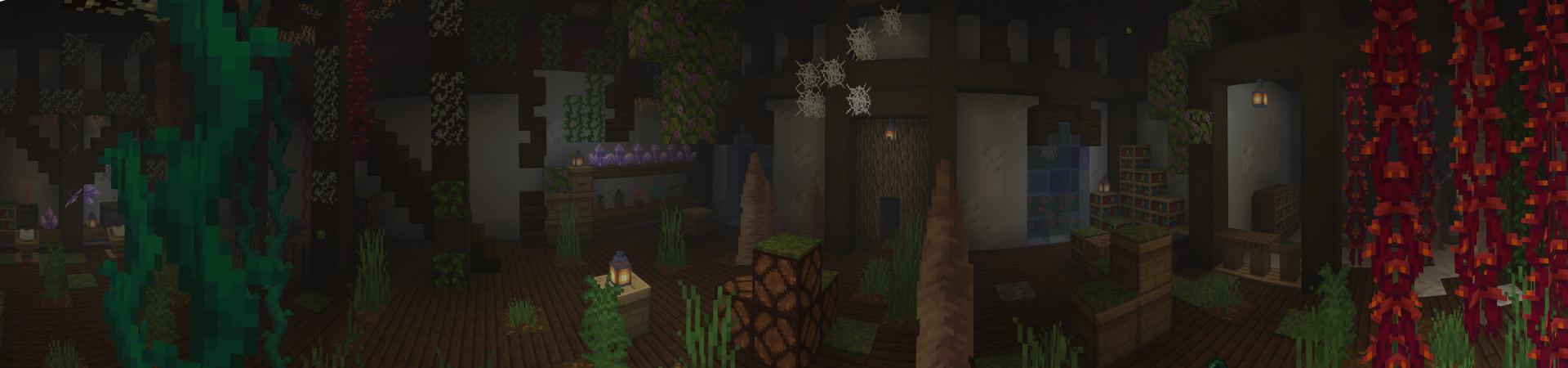 Panorama of the Minecraft Bedrock Marketplace product What the Fog? created by Netherpixel.