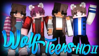 Thumbnail of the Minecraft Bedrock Marketplace product Wolf Teens HD II created by Netherpixel.