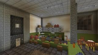 Screenshot of the Minecraft Bedrock Marketplace product Year 2097 created by Netherpixel.