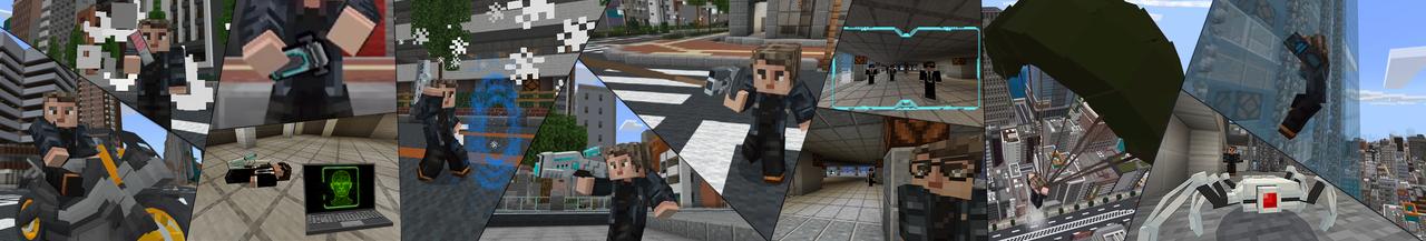 Panorama of the Minecraft Bedrock Marketplace product Agent Mission: Impossible created by Next Studio.