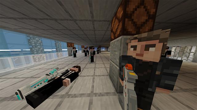 Screenshot of the Minecraft Bedrock Marketplace product Agent Mission: Impossible created by Next Studio.