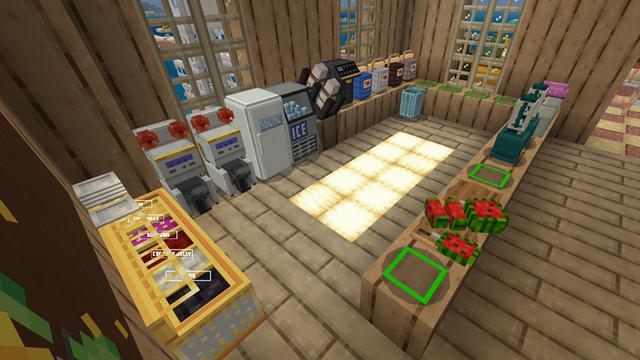 Screenshot of the Minecraft Bedrock Marketplace product Boba Shop Simulator created by Next Studio.