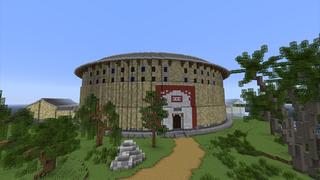 Screenshot of the Minecraft Bedrock Marketplace product Defend the Castles of Hakkas created by Next Studio.