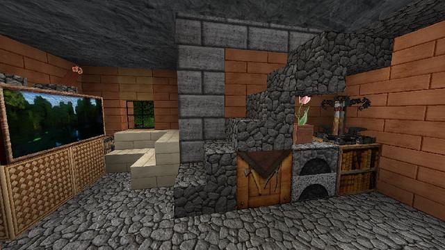 Screenshot of the Minecraft Bedrock Marketplace product Emulation Story Texture Pack created by Next Studio.