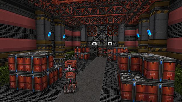 Screenshot of the Minecraft Bedrock Marketplace product Infinity Scifi Resource Pack created by Next Studio.