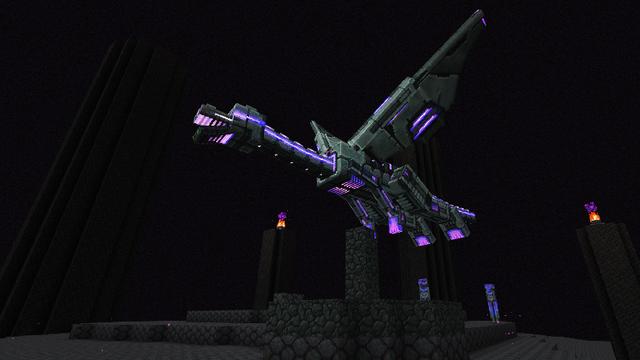 Screenshot of the Minecraft Bedrock Marketplace product Infinity Scifi Resource Pack created by Next Studio.