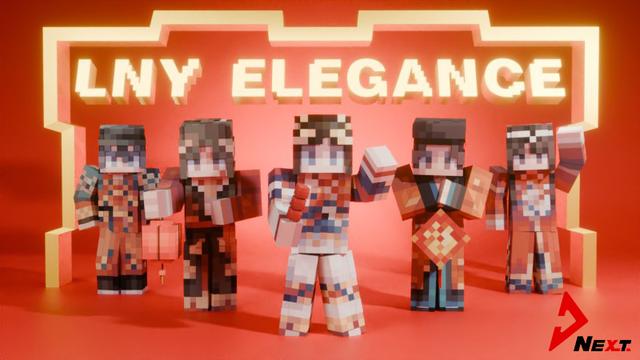 Thumbnail of the Minecraft Bedrock Marketplace product Lunar New Year Elegance Skin Pack created by Next Studio.
