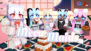 Thumbnail of the Minecraft Bedrock Marketplace product Meow Maids created by Next Studio.