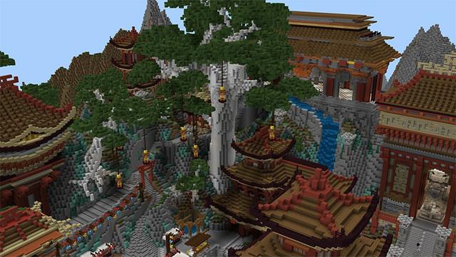 Screenshot of the Minecraft Bedrock Marketplace product Monkey King & Mythic Beasts 2 created by Next Studio.