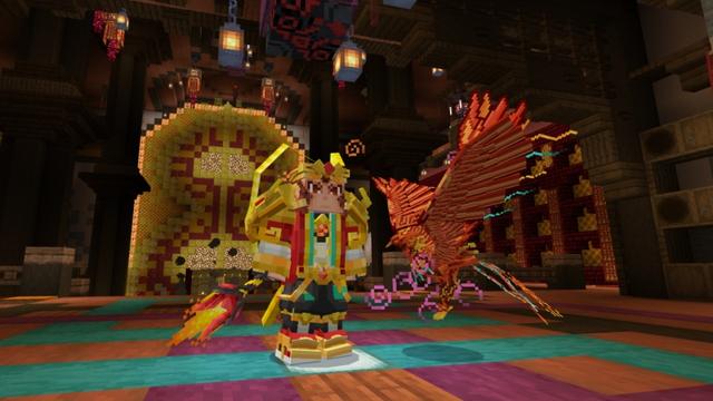 Screenshot of the Minecraft Bedrock Marketplace product Monkey King & Mythic Beasts created by Next Studio.