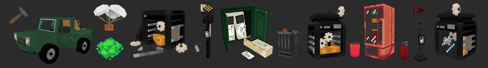 Panorama of the Minecraft Bedrock Marketplace product Natural Disaster Minigame created by Next Studio.
