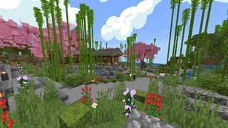 Screenshot of the Minecraft Bedrock Marketplace product One Block Odyssey created by Next Studio.