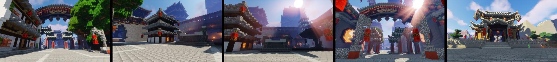 Panorama of the Minecraft Bedrock Marketplace product Protect Mosini created by Next Studio.