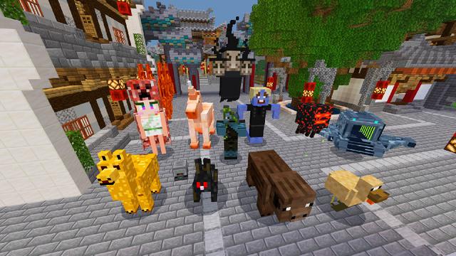 Screenshot of the Minecraft Bedrock Marketplace product Protect Mosini created by Next Studio.