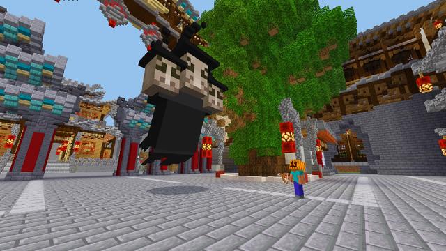 Screenshot of the Minecraft Bedrock Marketplace product Protect Mosini created by Next Studio.