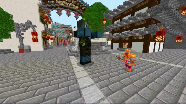Screenshot of the Minecraft Bedrock Marketplace product Protect Mosini created by Next Studio.