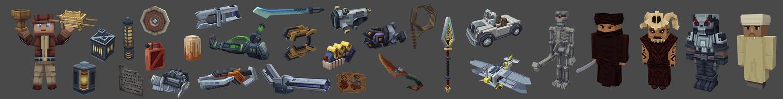 Panorama of the Minecraft Bedrock Marketplace product Raider of Temple created by Next Studio.
