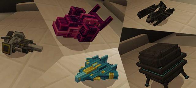 Panorama of the Minecraft Bedrock Marketplace product Space Race created by Next Studio.