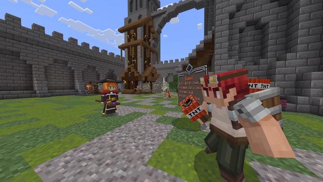 Screenshot of the Minecraft Bedrock Marketplace product Super Battlefield Survivor created by Next Studio.