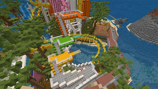 Screenshot of the Minecraft Bedrock Marketplace product Super Summer Bash created by Next Studio.