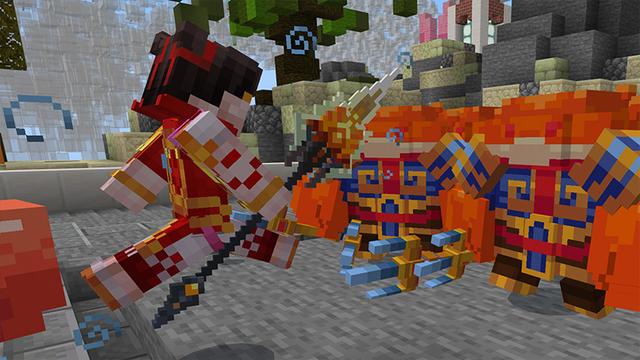 Screenshot of the Minecraft Bedrock Marketplace product The Legend of Nezha created by Next Studio.