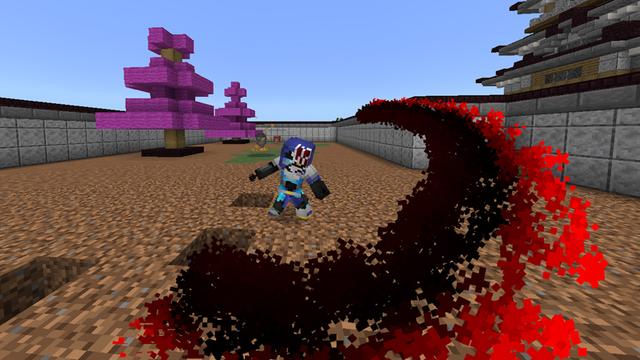 Screenshot of the Minecraft Bedrock Marketplace product Ultimate Blades created by Next Studio.