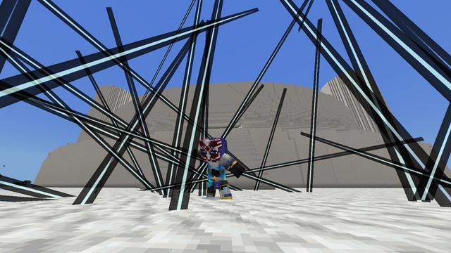 Screenshot of the Minecraft Bedrock Marketplace product Ultimate Blades created by Next Studio.