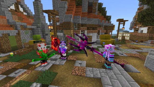 Screenshot of the Minecraft Bedrock Marketplace product Ultimate Secret Weapons created by Next Studio.