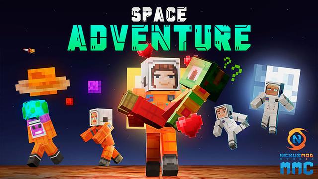 Thumbnail of the Minecraft Bedrock Marketplace product Space Adventure created by Nexus Mob.