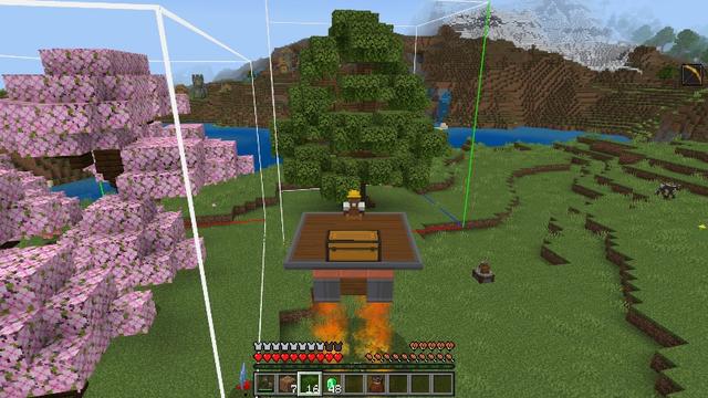 Screenshot of the Minecraft Bedrock Marketplace product Builders Tools Add-on created by Ninja Block.