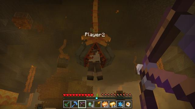 Screenshot of the Minecraft Bedrock Marketplace product Caves and Beyond Add-On created by Ninja Block.