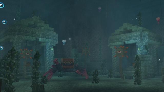 Screenshot of the Minecraft Bedrock Marketplace product Caves and Beyond Add-On created by Ninja Block.
