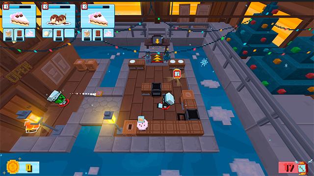 Screenshot of the Minecraft Bedrock Marketplace product Cooking Battle created by Ninja Block.