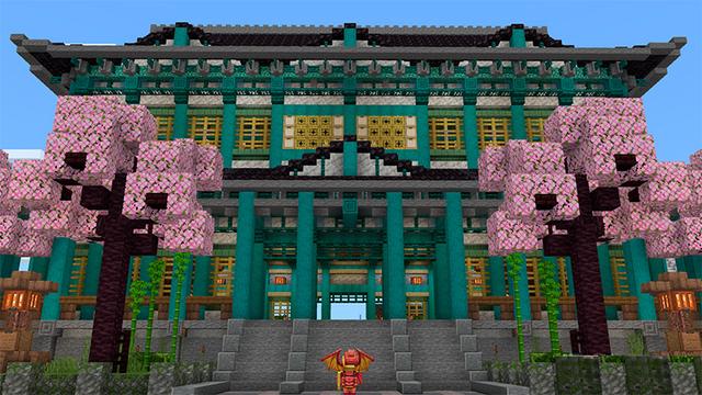 Screenshot of the Minecraft Bedrock Marketplace product Dungeons and Bosses Add-on created by Ninja Block.