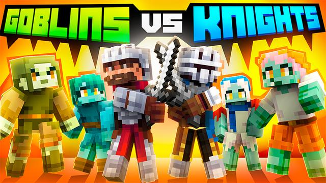 Thumbnail of the Minecraft Bedrock Marketplace product Goblins Vs Knights created by Ninja Block.