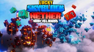 Thumbnail of the Minecraft Bedrock Marketplace product Lucky Skyblock Nether created by Ninja Block.