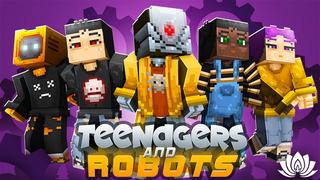 Thumbnail of the Minecraft Bedrock Marketplace product Teenagers and Robots created by Ninja Block.