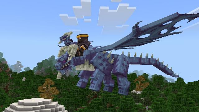Screenshot of the Minecraft Bedrock Marketplace product Weapons And Powers Add-on created by Ninja Block.