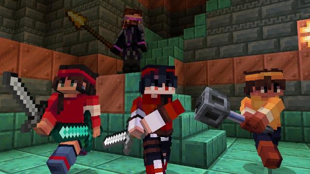 Screenshot of the Minecraft Bedrock Marketplace product Advanced Combat created by Ninja Squirrel Gaming.