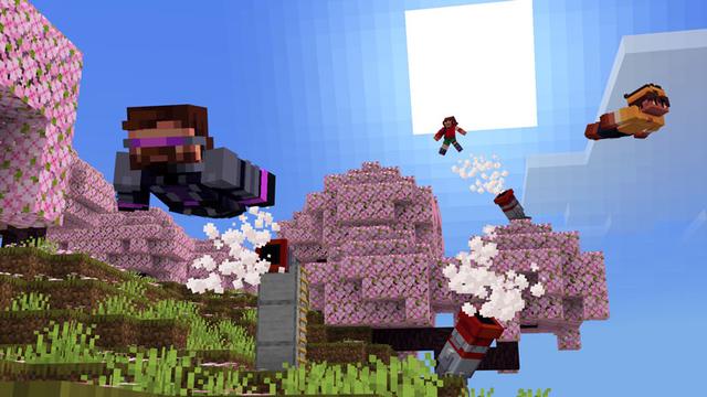 Screenshot of the Minecraft Bedrock Marketplace product Advanced Movement created by Ninja Squirrel Gaming.