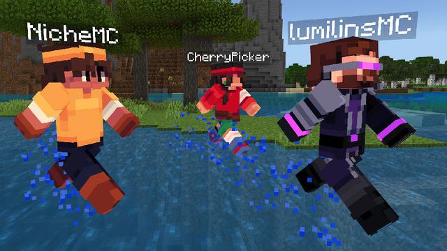 Screenshot of the Minecraft Bedrock Marketplace product Advanced Movement created by Ninja Squirrel Gaming.